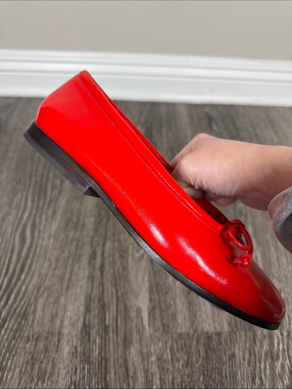 LOEFFLER RANDALL Noelle Red Ballet Flat - Picture 7 of 14